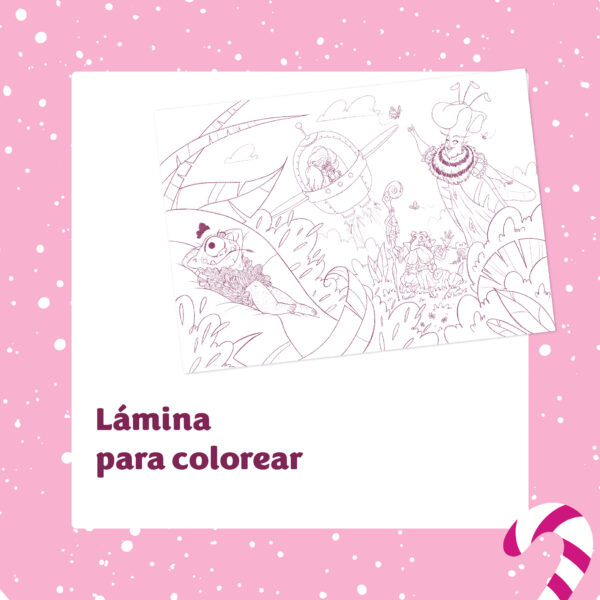 Lámina para colorear de Gorp