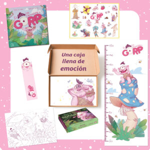 Pack especial Navidad del libro de El día que encogieron a Gorp de la editorial Pole Pole